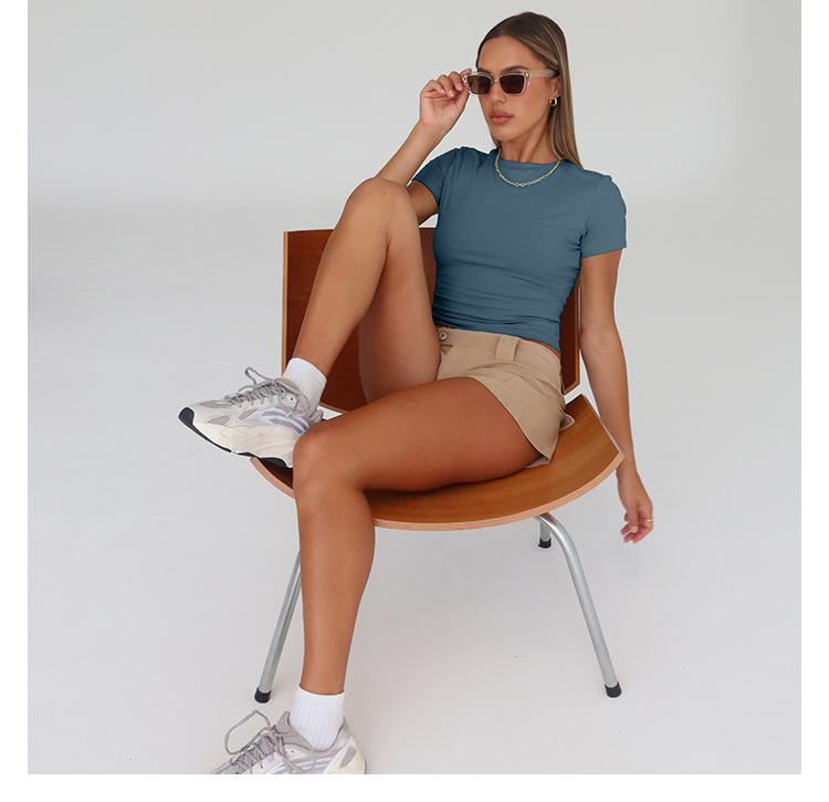 AUTOMET Womens 3 Piece Short Sleeve Shirts Basic Going Out Streetwear Tops Slim Fit Crop Tops 2025 Y2k Clothes Summer Casual Tshirt Elastic