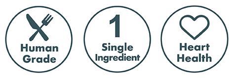 King Lou Pets Whole Duck Hearts for Cats and Dogs – Taurine-Rich, 100% USA Sourced, All Natural, Minimally Processed Pet Products