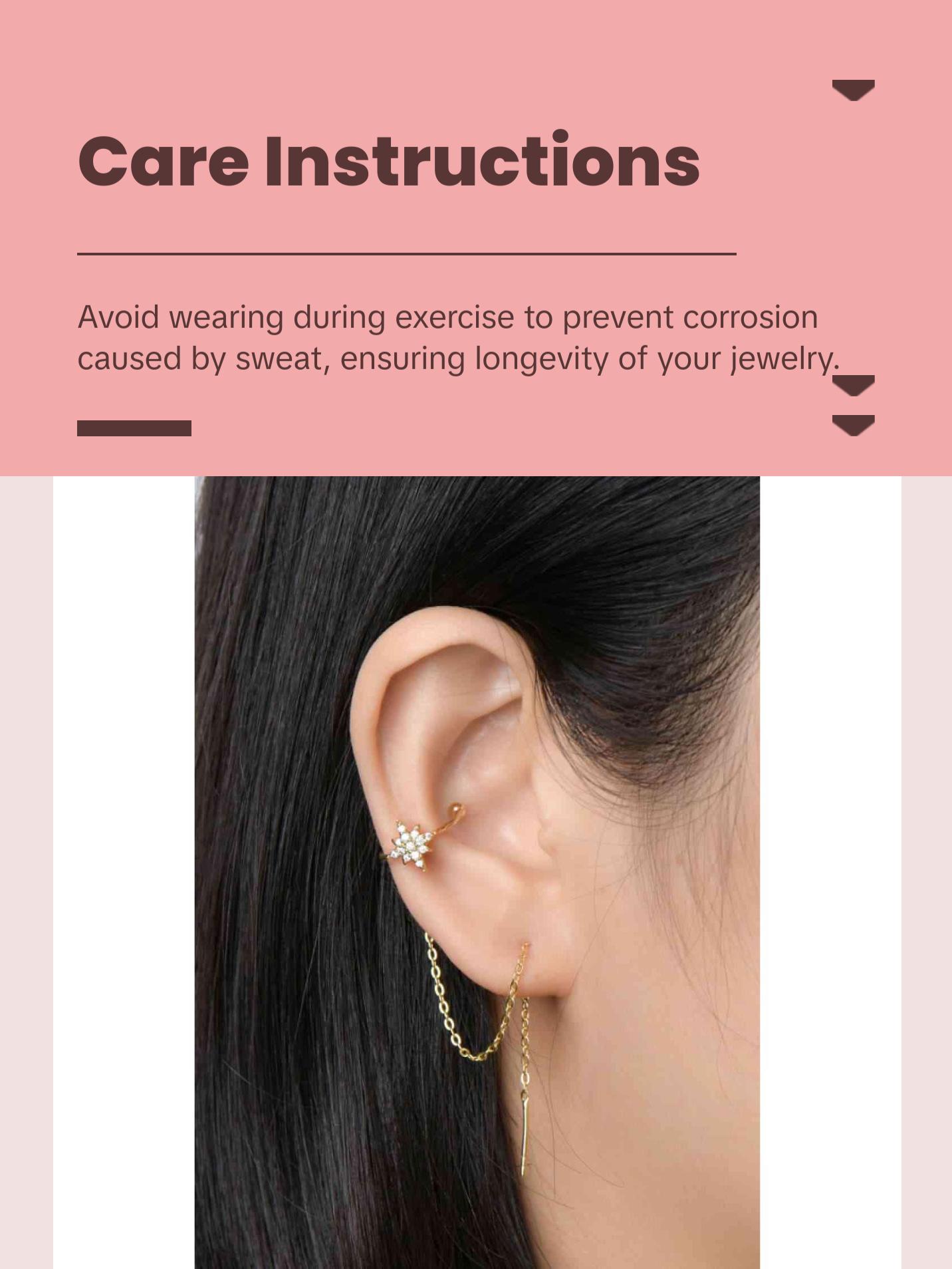 Moissanite 925 Sterling Silver Threader Earrings