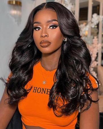 40Inch 13x4 Body Wave Lace Front Wigs Human Hair Pre Plucked 13x4 Frontal Wigs Human Hair HD Lace Body Wave Wig 100% Human Hair Wigs For Women 180% Density
