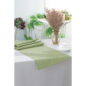 13"x108" Premium Polyester Table Runners - Sage Green (1pc)