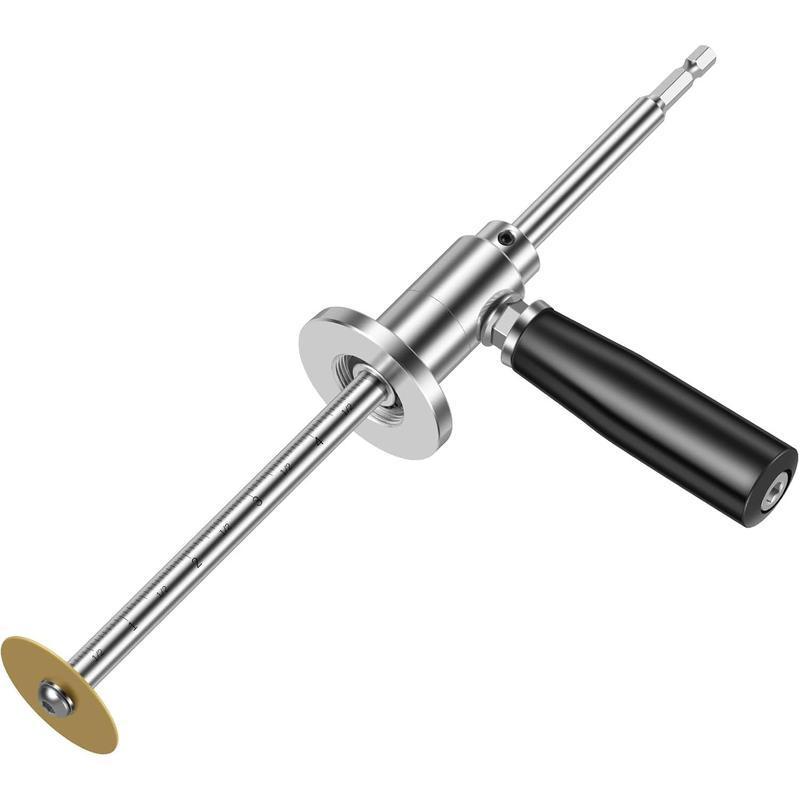 PVC Pipe Inside Cutter with Diamond Grit Cutting Wheel and Handle, Fit for 1-1/2 Inch to 8 Inch,7 Inch Adjustable Cutting Depth,1/4in Hex Shank Fit for Impact Drivers and Drills,TikTokShopBlackFriday adjustable depth gauge