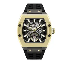 Kenneth Cole New York Men's Automatic Black Strap Watch
