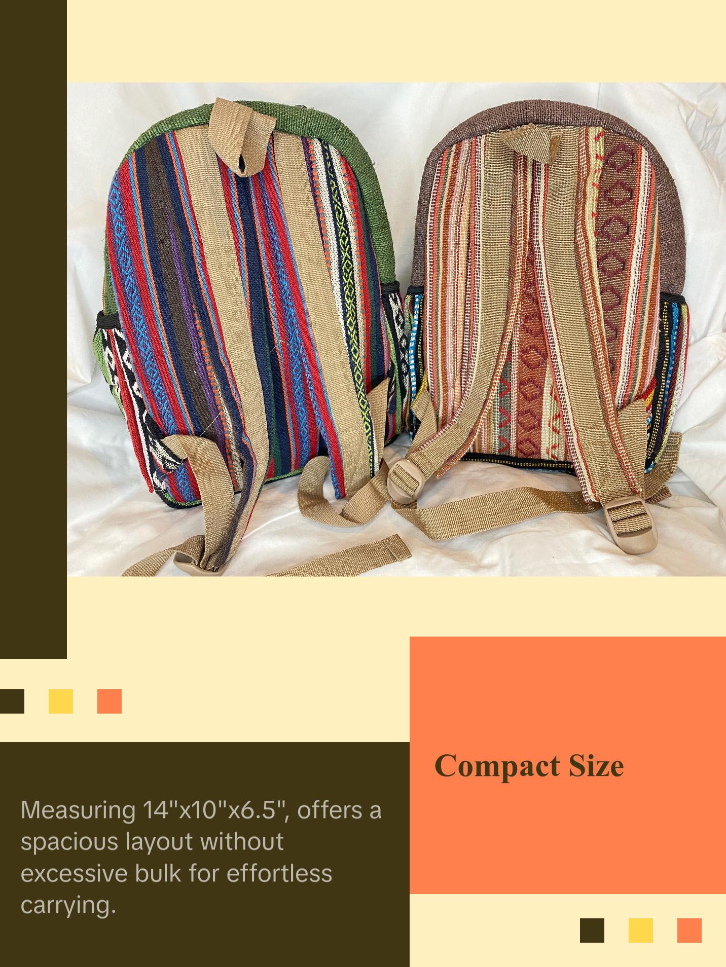 HAMSA Himalayan Hemp Backpack