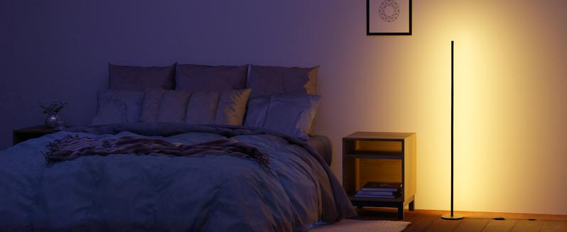 Lepro OE1 AI Smart Floor Lamp, LED RGBW Corner Lamps Compatible with Alexa