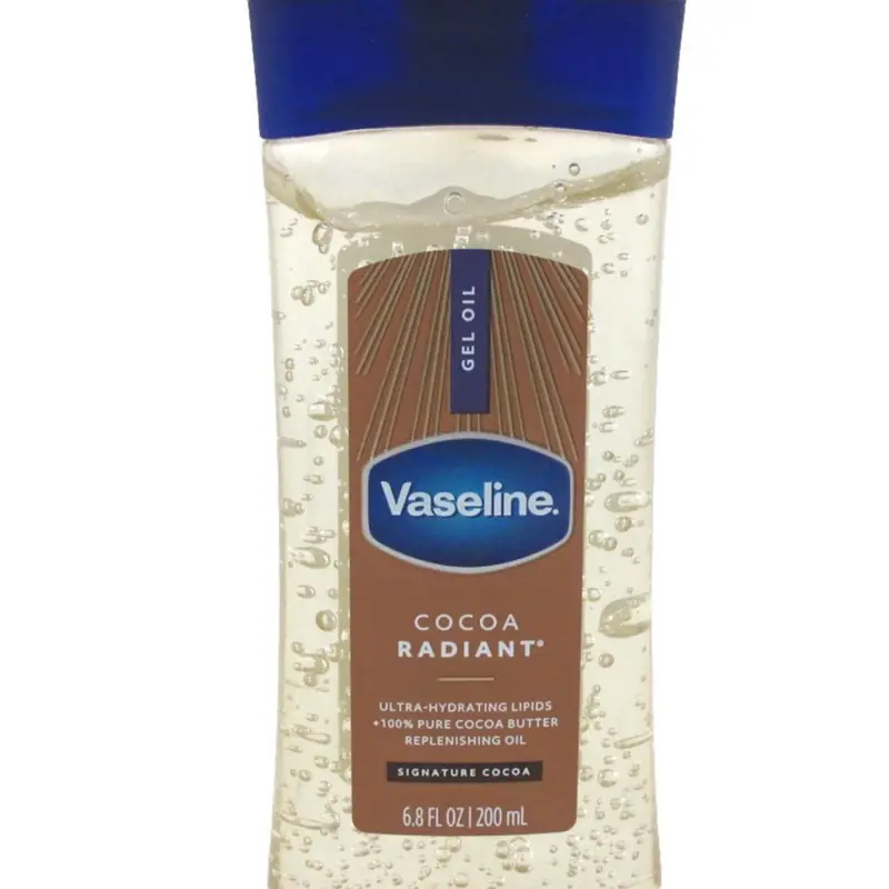 Vaseline Intensive Care Cocoa Radiant Vitalizing Body Oil - Single Item Skin, Nourishing, Repairing Body Care for Adults, 6.8 fl oz (200 ml) to Support Healthy Skin, Skin Oil