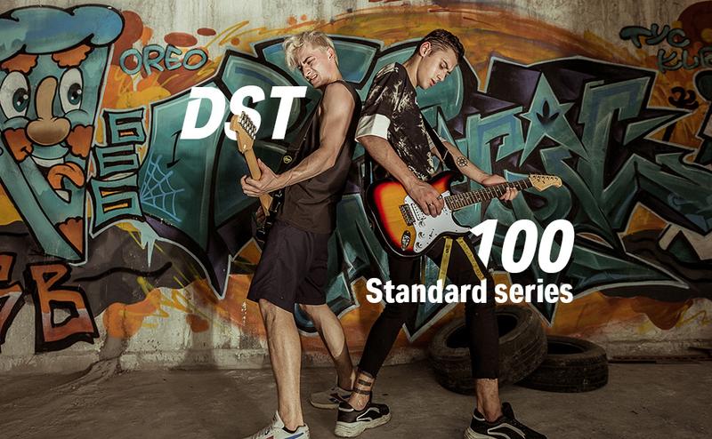 Donner DST-100 Full Size Electric Guitar Kit with Amplifier 39-Inch Solid Body HSS Pickup Beginner Set