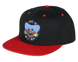 Poppy Playtime Huggy Razor Teeth Grin Adjustable OSFM Hat Cap for Men and Women Flat Brim