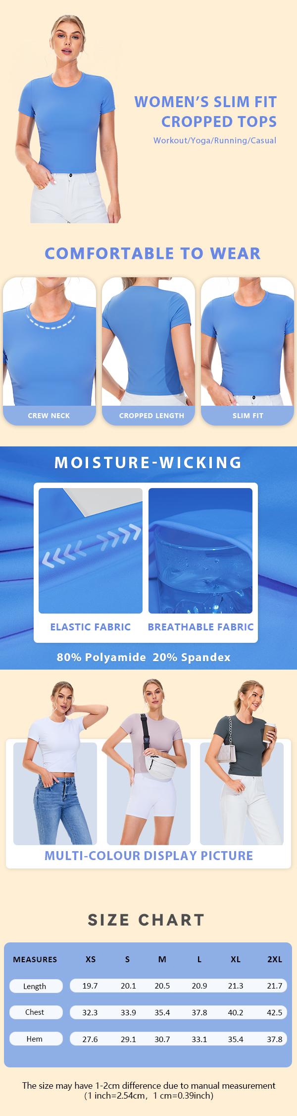 THE GYM PEOPLE 3 Pieces Slim Fit Women's Workout Tops Short Sleeve Breathable Athletic Clothes Summer Casual Basic Tee Shirts Going Out Y2k Streetwear Tops