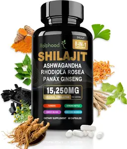 Shilajit for Men/Women - Pure Himalayan Organic,Shilajit Capsules with Ashwagandha,Supplements 60 Capsules Alternative to Resin,Drops & Gummies