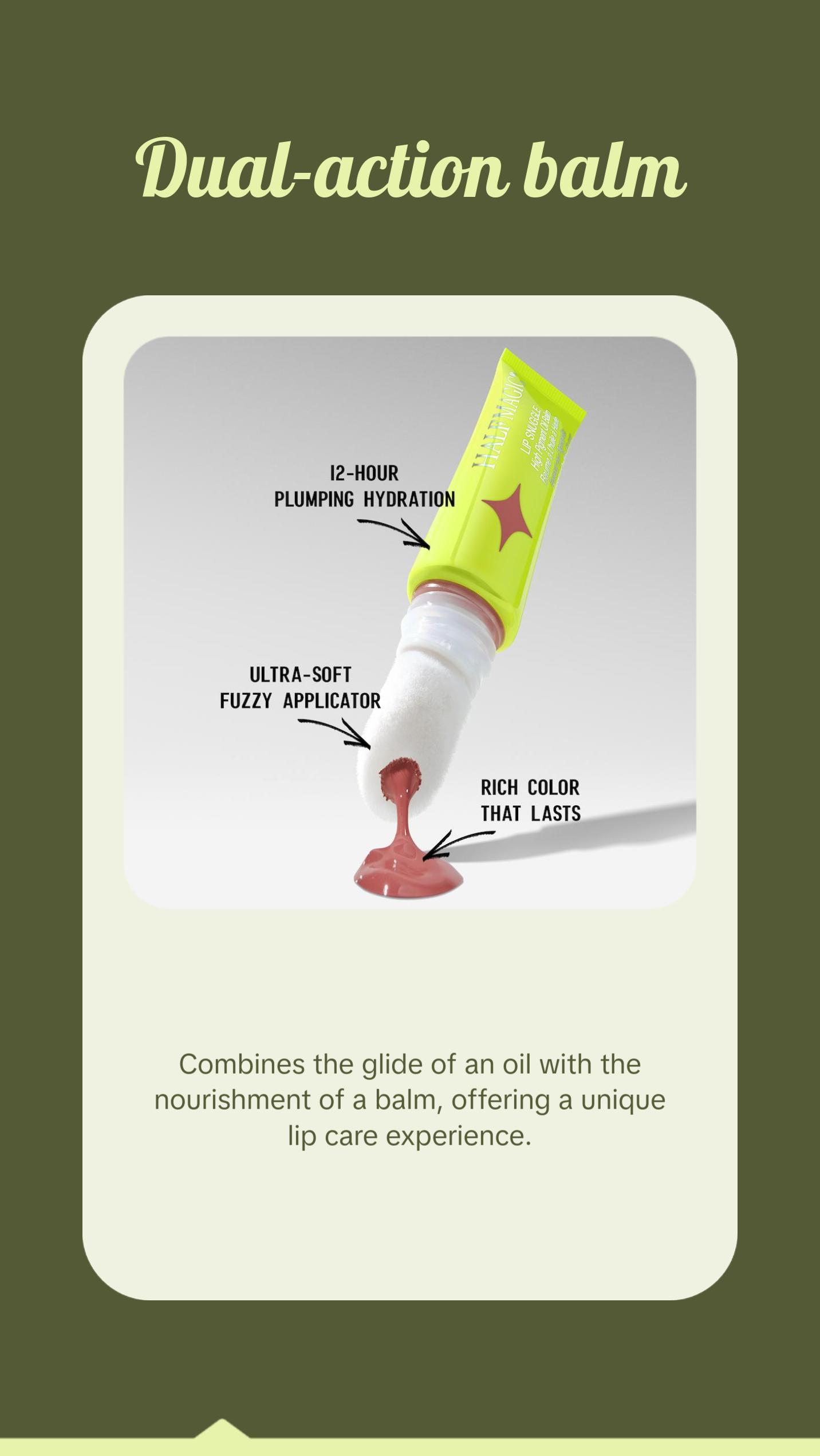 LIP SNUGGLE HIGH PIGMENT OIL-BALM