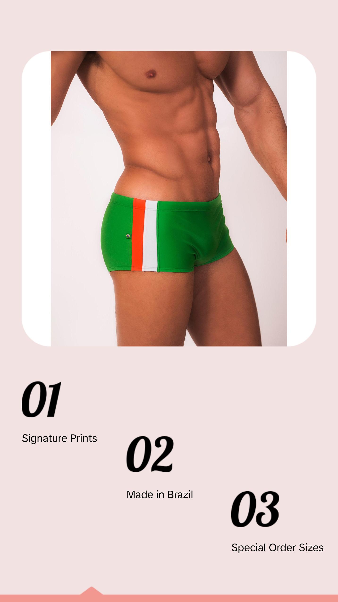 Floripa Trio Sunga in Classic & Traditional cut - Designer Swim Shorts