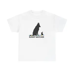 Bunny Watcher – German Shepherd Cotton Tee