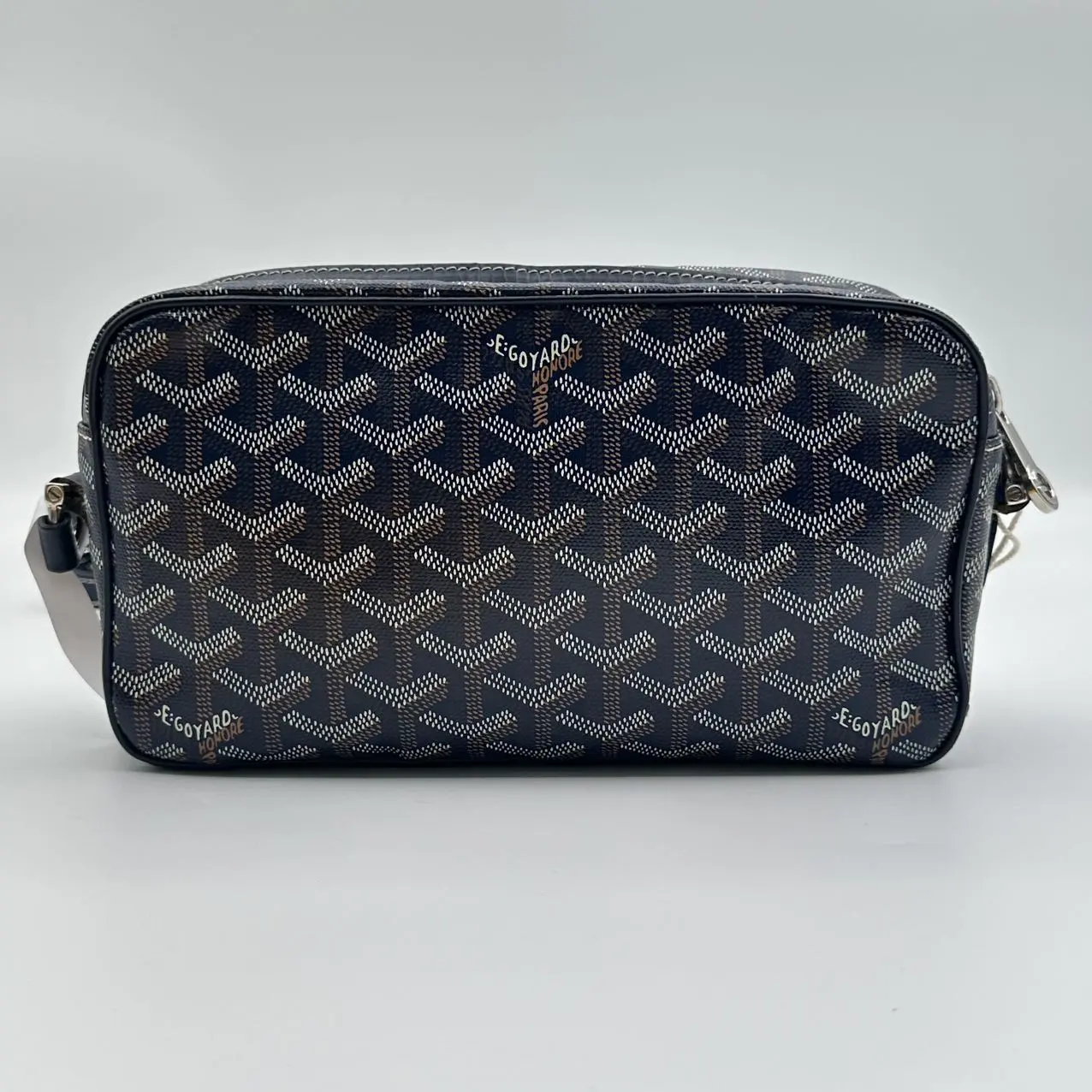 Pre-owned Goyard canvas Crossbody bags Navy Blue Crossbody Camera Bag AM024