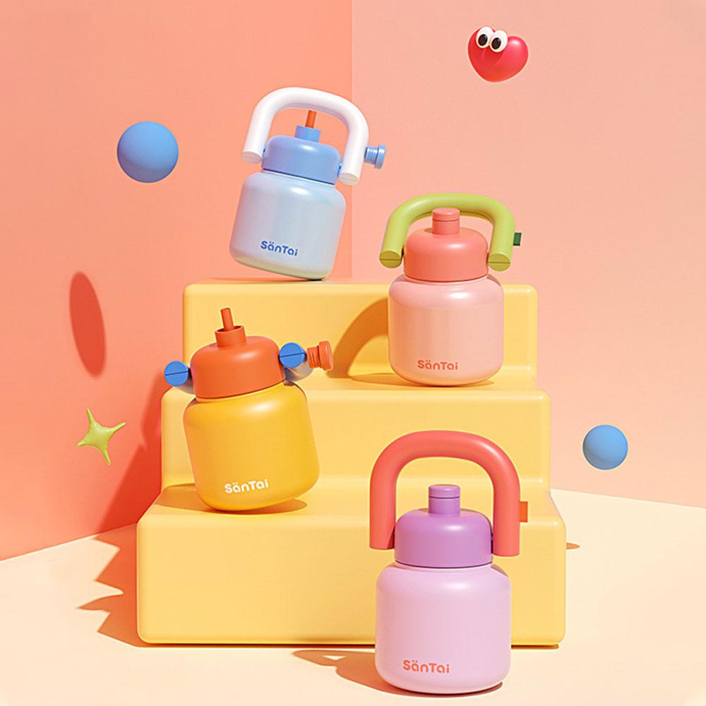 Big Belly Thermos 1000ml/34oz SUS 316 Stainless-Steel 12h Hot 12h Cold With Handle And Straw Baby Safe Material