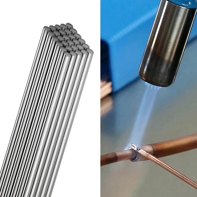 50/100 Pcs Aluminum Welding Rods 13 Inch Welding Electrode Household Low Temperature Aluminum Wire Brazing Rods Universal Aluminum Repair Rods for Electric Power Chemistry (Silver) 50/100 Pcs Aluminum Welding Rods 13 Inch Welding Electrode Household Low Temperature Aluminum Wire Brazing Rods Universal Aluminum Repair Rods for Electric Power Chemistry (Silver)