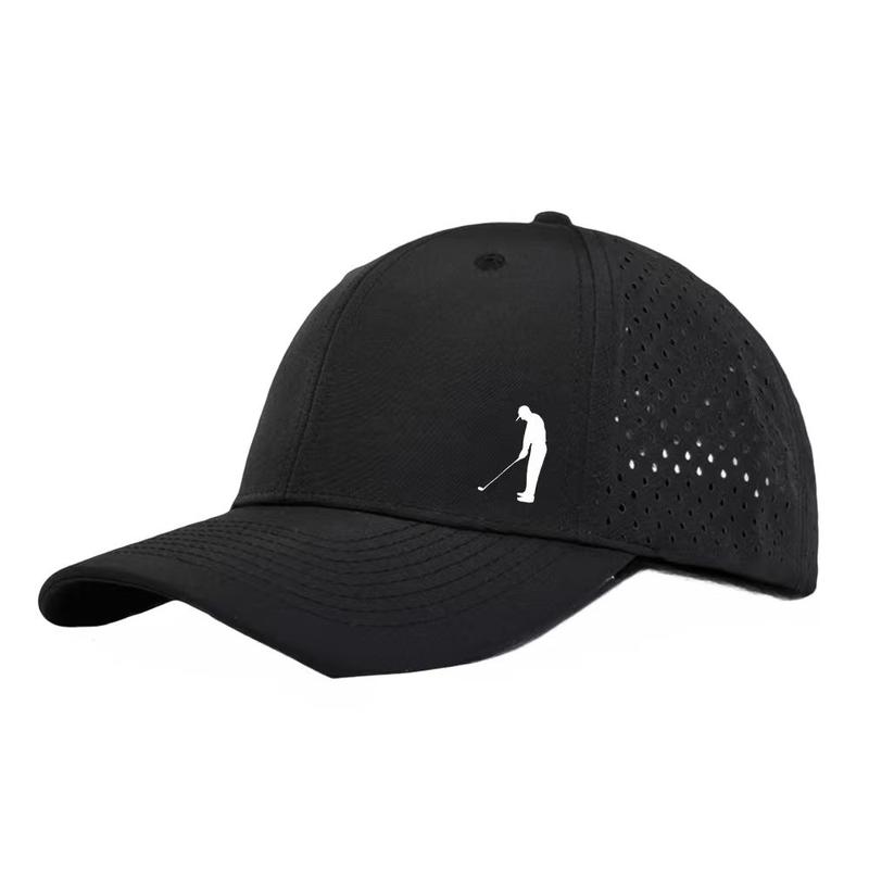 Men'S Quick-Dry Golf Cap with Perforated Mesh Back & Golf Swing Design - Breathable Trucker Hat, Lightweight All-Weather Golf Hat for Golfers, Casual Outfits - Available In, Navy, Olive, Brown, Green, Red, - Ideal Gift For Golf Enthusiasts，Unisex