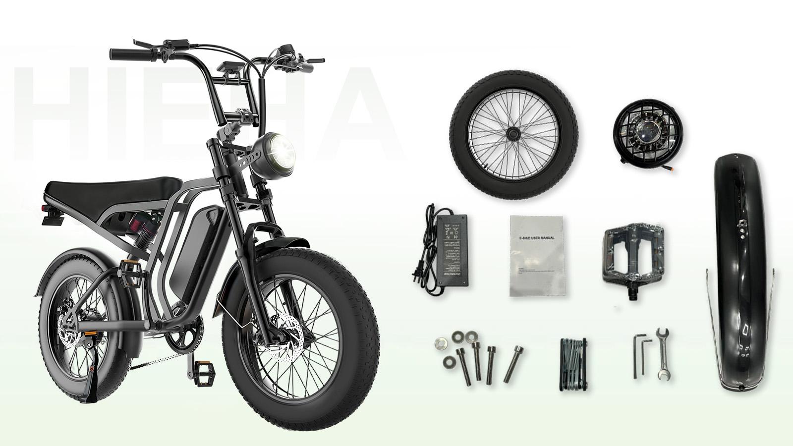 【PASLDA】  2026 Electric EBike 1500W Peak Power 34MPH Max Speed 25-31 Miles Range  Full Suspension 20"×4.0" Fat Tires Removable 48V 15AH Battery UL 2849 Certified