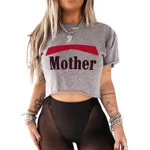 CROPPED VINTAGE MOTHER GRAPHIC TEE