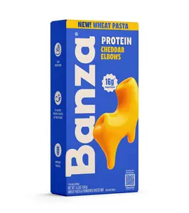 Banza Wheat Cheddar Elbows Mac & Cheese - High Protein Pasta 5.5 oz Banza Wheat Cheddar Elbows Mac & Cheese - High Protein Pasta 5.5 oz