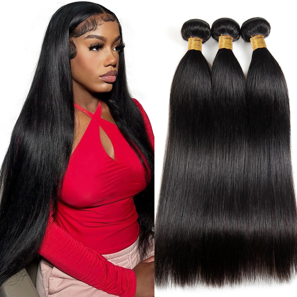 Body Wave Human Hair Quick Weave Bundles with 2x6 Closure 30inch Straight Sew In Hair Extensions Brazilian Hair Bundles 3 Bundles with 4x4 Closure Body Wave Human Hair Quick Weave Bundles with 2x6 Closure 30inch Straight Sew In Hair Extensions Brazilian Hair Bundles 3 Bundles with 4x4 Closure