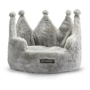 Crown Dog Bed Cloud Gray