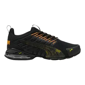 PUMA Mens Voltiac Evo Retrofuture Running Sneakers Shoes - Black