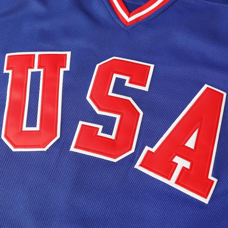 Men's #17 Hockey Jersey Youth Stitched Letters Numbers Retro White Blue Red Mens Boys Sportswear gifts Holiday Athletic Shirts Athleisure Breathable Clothes