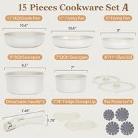 15pcs-White-Set A