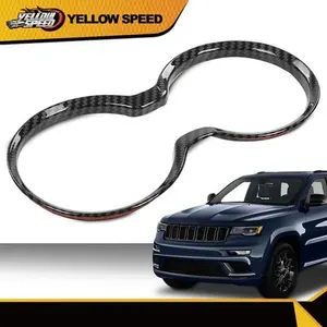 Fit For 2011-2021 Grand Cherokee Gear Shift Cup Holder Cover Trim Bezel