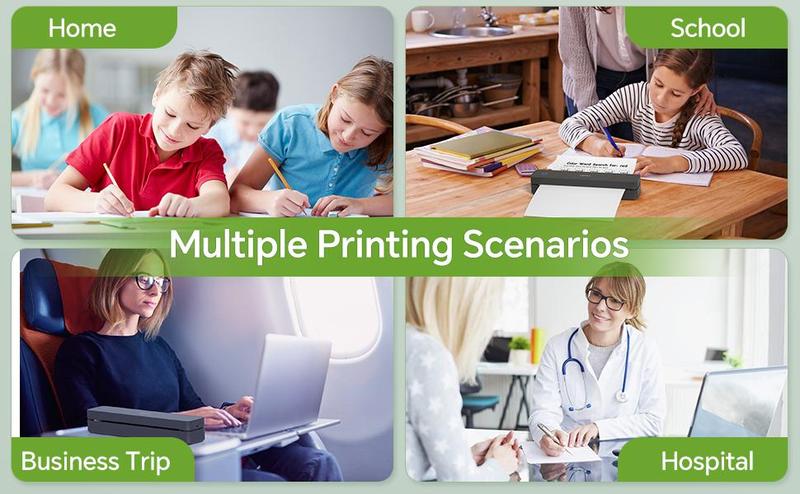 iDPRT Thermal Printer Paper, 200 Sheets Folded US Letter 8.5 x 11 Inch, MT610 & MT888 Thermal Paper,Compatible with iDPRT/HPRT/PRT Portable Printer