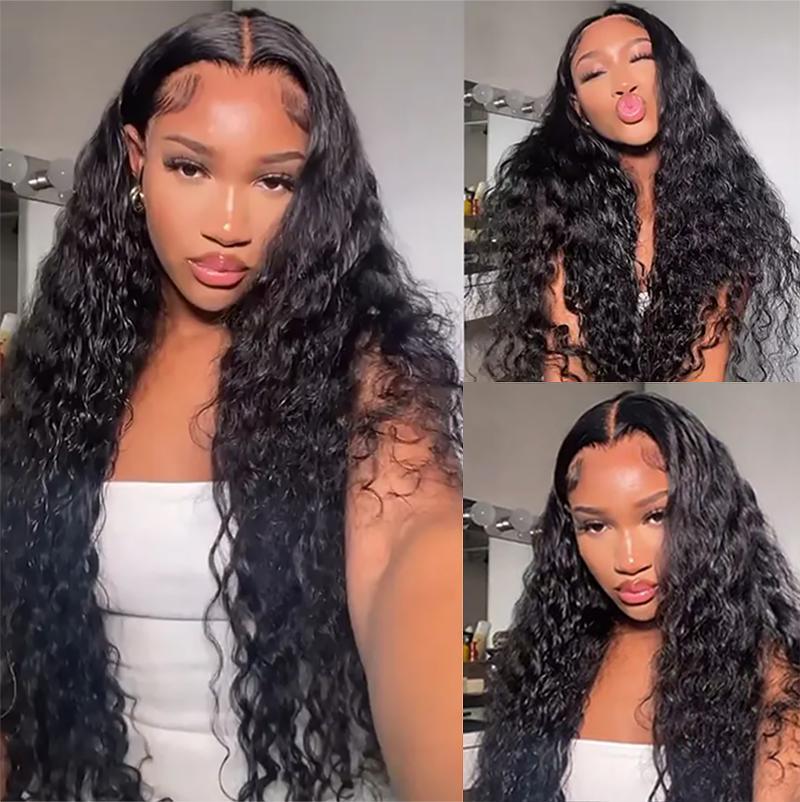 [Spring Essential] Wiggins Hair Glueless Loose Deep Wave Wig Side Part & Middle Part 6*8 Lace Closure Wigs Human Hair With Adjustable Drawstring Ready To Go And 7*4 Wig Pre Plucked 13x4 Lace Front Wigs #SpringStatements #WeeklyDeals