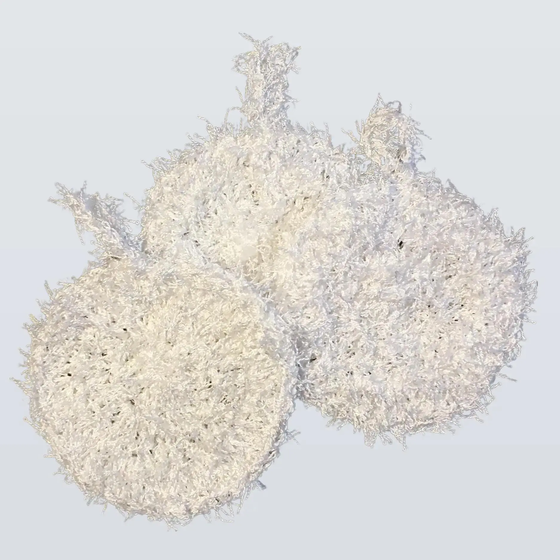 Handmade Crochet Dish Scrubbies with Hanging Loop
