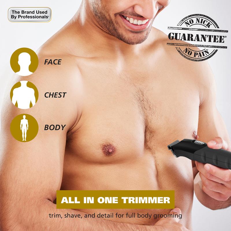 Wahl Manscaper Tool Box All in One Cordless Lithium-Ion Powered Full Body Trimmer With 4 Attachment Heads – Model 3024523