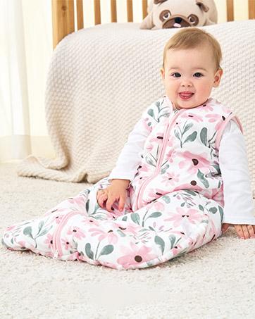 YOOFOSS Baby Sleep Sack Newborn 1.5/2.5 Tog Baby Wearable Blanket with 2-Way Zipper 100% Cotton Organic Fabric Winter Infant Sleeping Sack Warm Soft Comfy