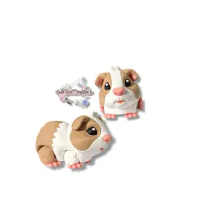 Miniature Guinea Pig | Articulating 3D printed figurine.