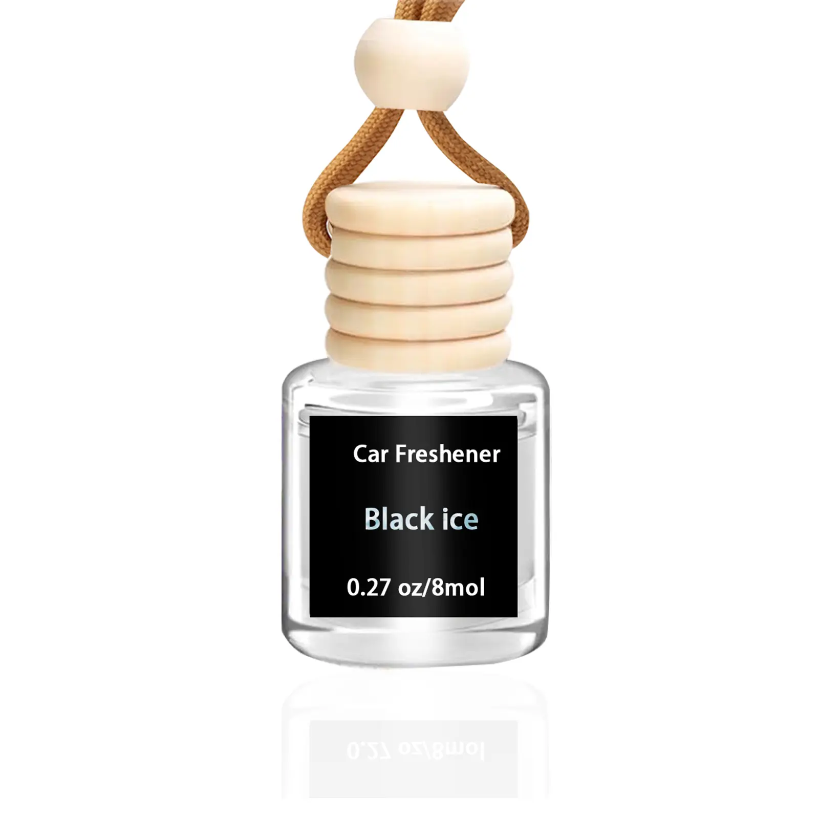 Car Air Freshener 1 pack – Luxury Premium Long Lasting Scented Car Freshener Safe & Non-Toxic Choose Your Scents Woody Aroma, Glass Bottle Auto Air Freshener Gift for Her