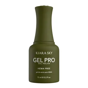 Kiara Sky Gel Pro - Olive and Well HEMA-Free + TPO Free Nail Gel Polish | Intense Pigmentation, Long-Lasting Wear | Finish: Cream 15ml