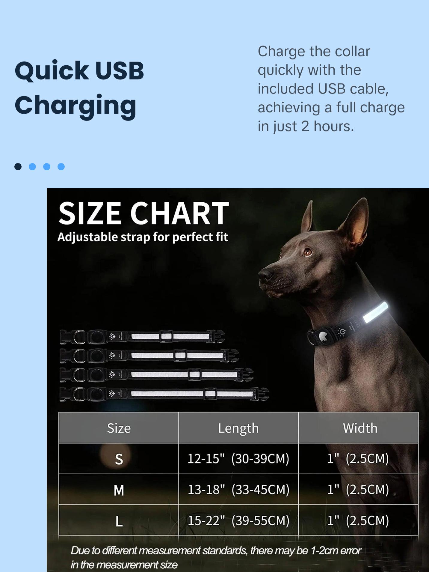 Smart Dog Collars Designed for Apple Air Tag Trackers