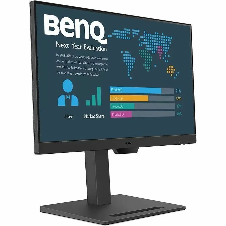 BenQ BL2490T Business Monitor - 24" 1920x1080 Full HD LED Display, 16:9 Aspect Ratio, Black, Office-Use Display