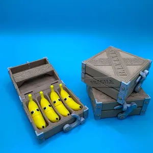Crate of fidget bananas 3D printed