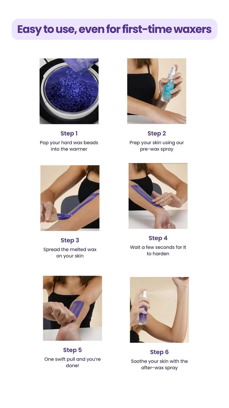 Complete Waxing Kit Set by Tress Wellness | Safe for Full Body Waxing | Armpit, Face, Legs, Brazilian and Bikini Waxing at home | At Home Waxing Kits for Women & Men | Sensitive Skin | Body Care | Waxing Hair Removal Complete Waxing Kit Set by Tress Wellness | Safe for Full Body Waxing | Armpit, Face, Legs, Brazilian and Bikini Waxing at home | At Home Waxing Kits for Women & Men | Sensitive Skin | Body Care | Waxing Hair Removal