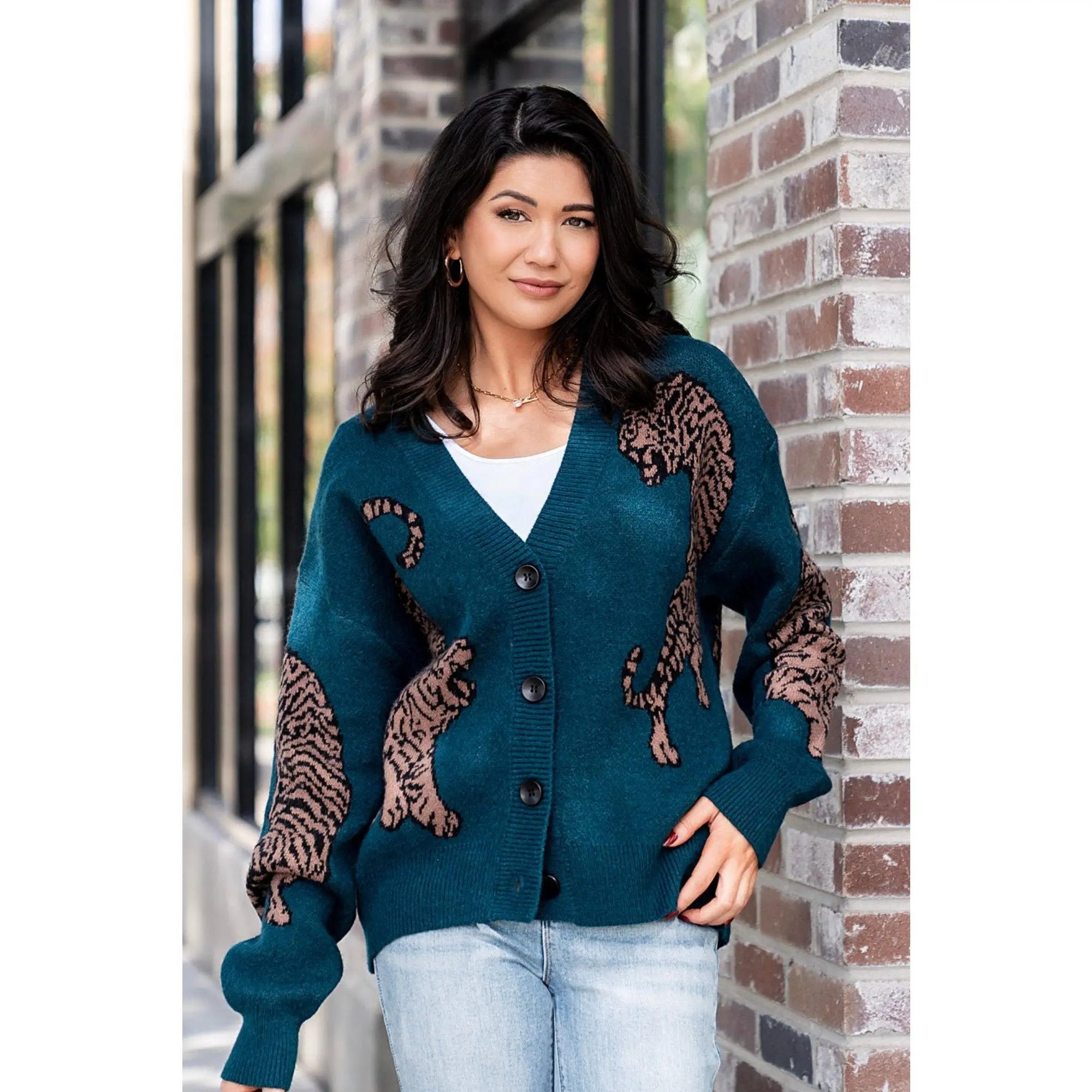 Tigress Sweater in Emerald