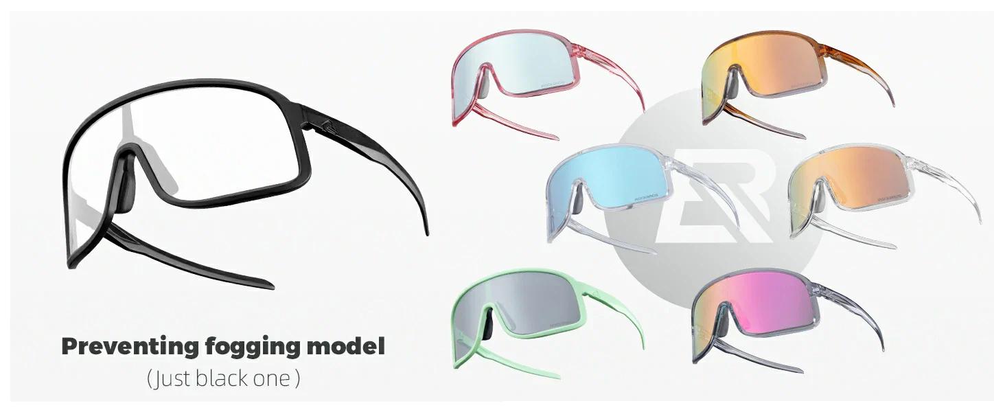 ROCKBROS Cycling Sunglasses Photochromic Polarized Sports Glasses UV400 Unisex