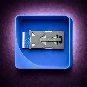 Blue Gate Communication Tower Key With Decorative Display Case