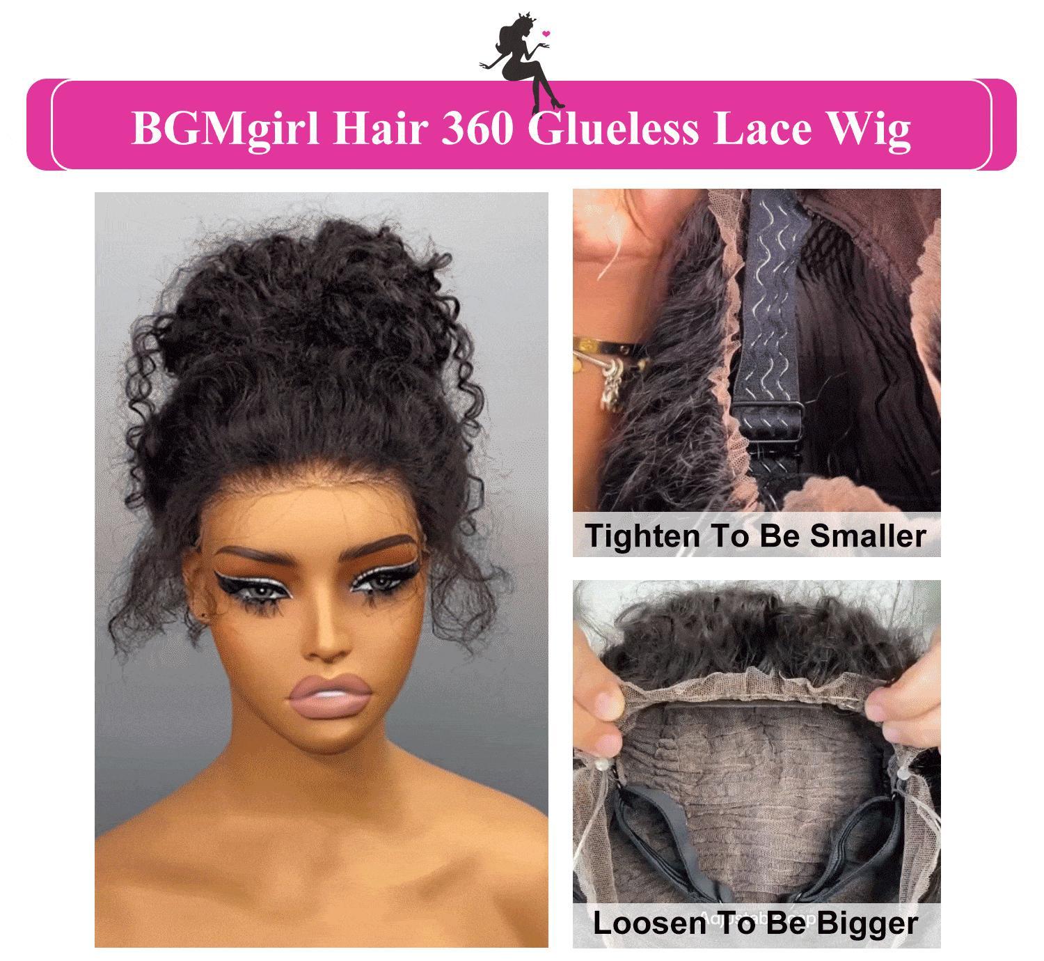 BGMgirl Water Wave 7*5 Wear Go Glueless 9*6 HD lace Pre Bleached Knots 180% Density Pre Plucked Pre Cut Lace Human Hair Closure Wig TikTokShopBlackFriday