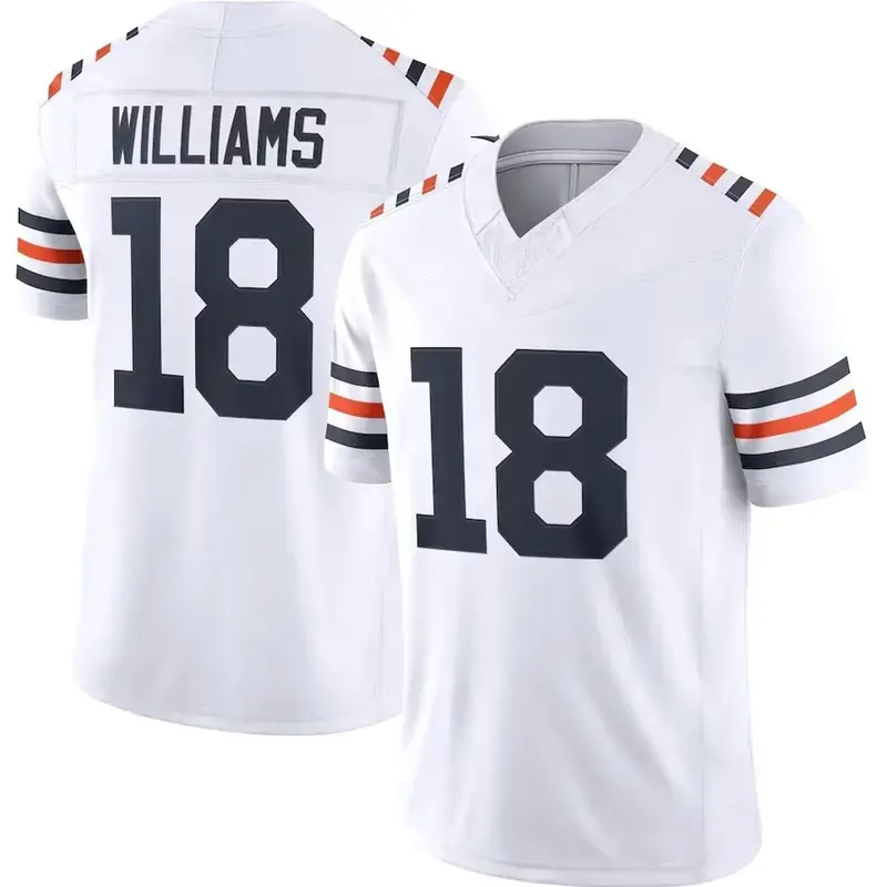 Men's Williams #18 American Football Collectible Jersey - Stylish, Comfortable, Breathable Sports Game Apparel, Gift For Fans, Trending 2026 for all