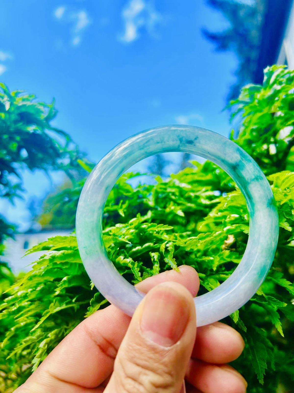 Burmese natural jade bangles