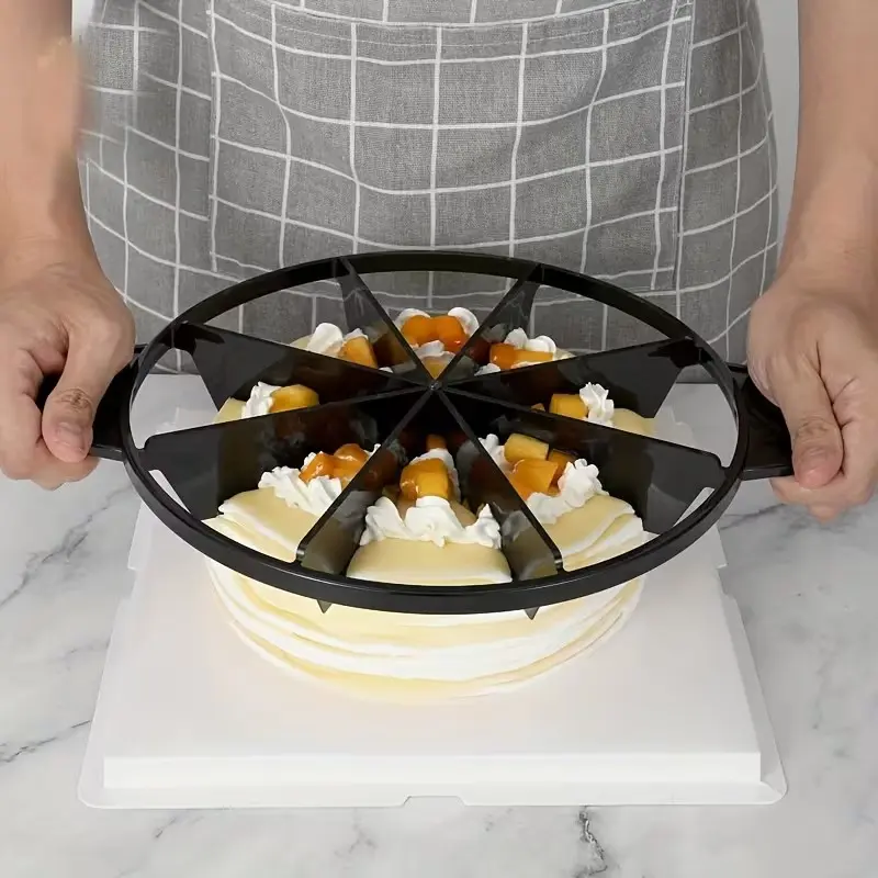 Round Cake Cutter for Even Slicing, Ideal for Cheese & Desserts, Convenient Kitchen Tool, Utensils, Baking Tools, Dishwasher Safe, Time-Saving for Home Bakers, Baking Utensils Supplies