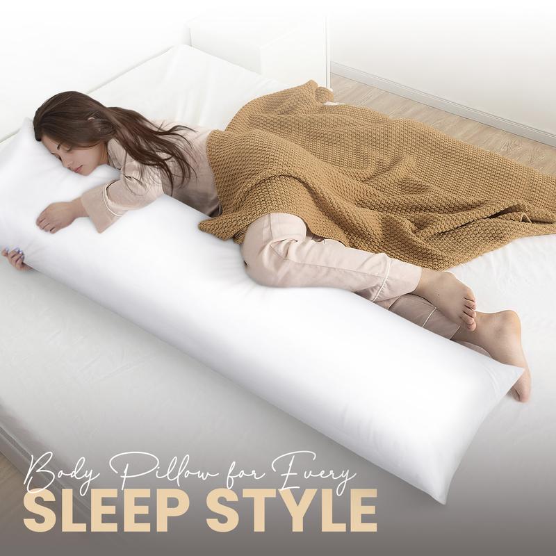 Utopia Bedding Full Body Pillow for Adults - Soft & Durable Long Pillow for Side Sleepers